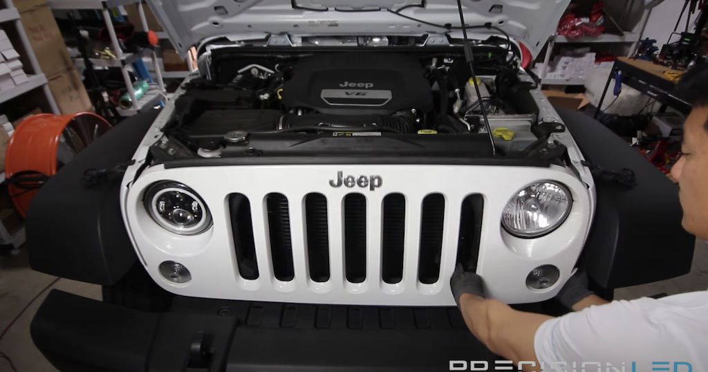 Jeep Wrangler LED Headlights How To Install - 2006-Present - PrecisionLED